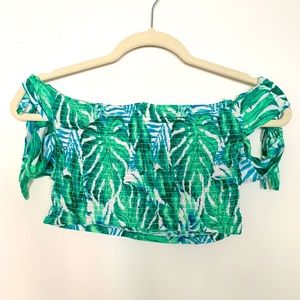 Forever 21 Tropical Crop Top